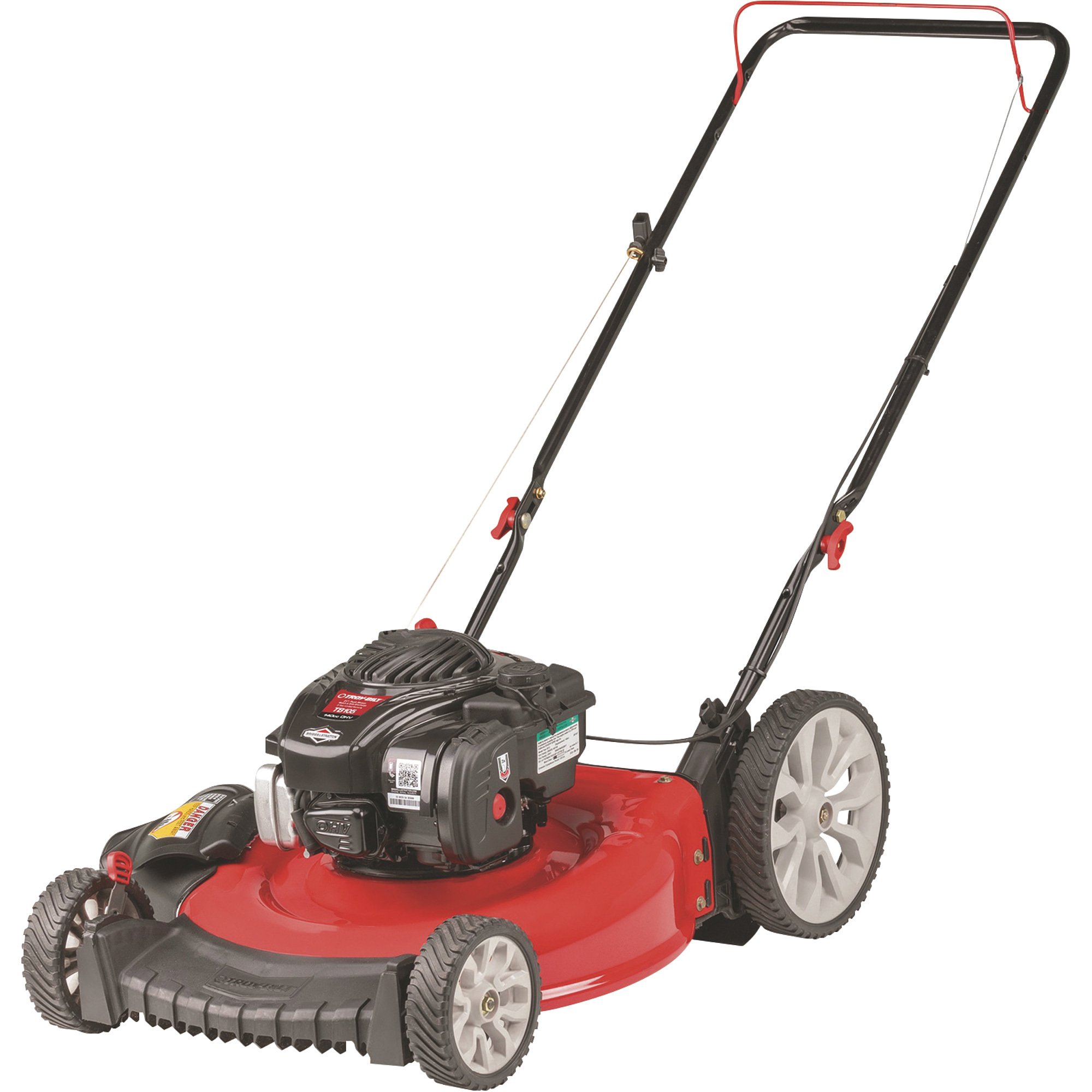 Troy-Bilt TB105 Walk-Behind Push Mower — 140cc Troy-Bilt OHV Engine, 21in. Deck, Model# 11A-B0SD766